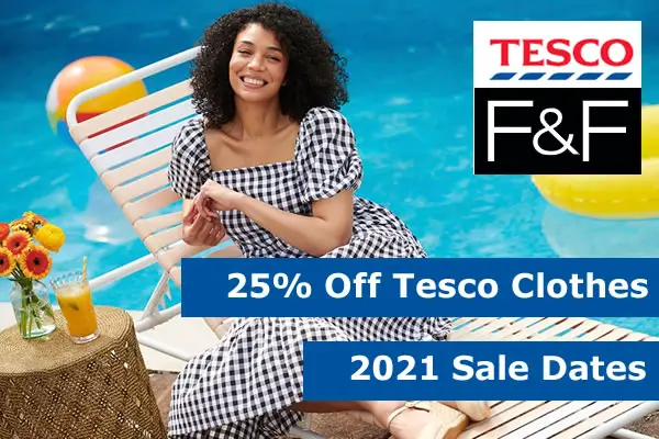 Tesco 25% Off Clothing